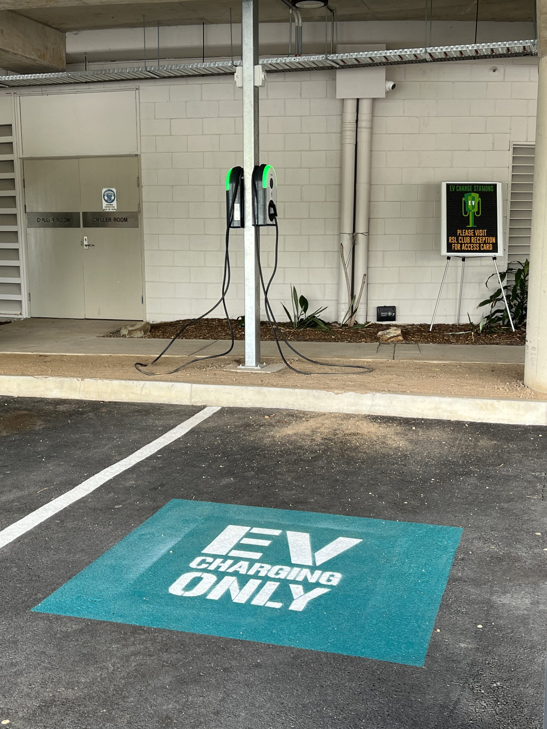 Caloundra RSL designated EV charging carparks