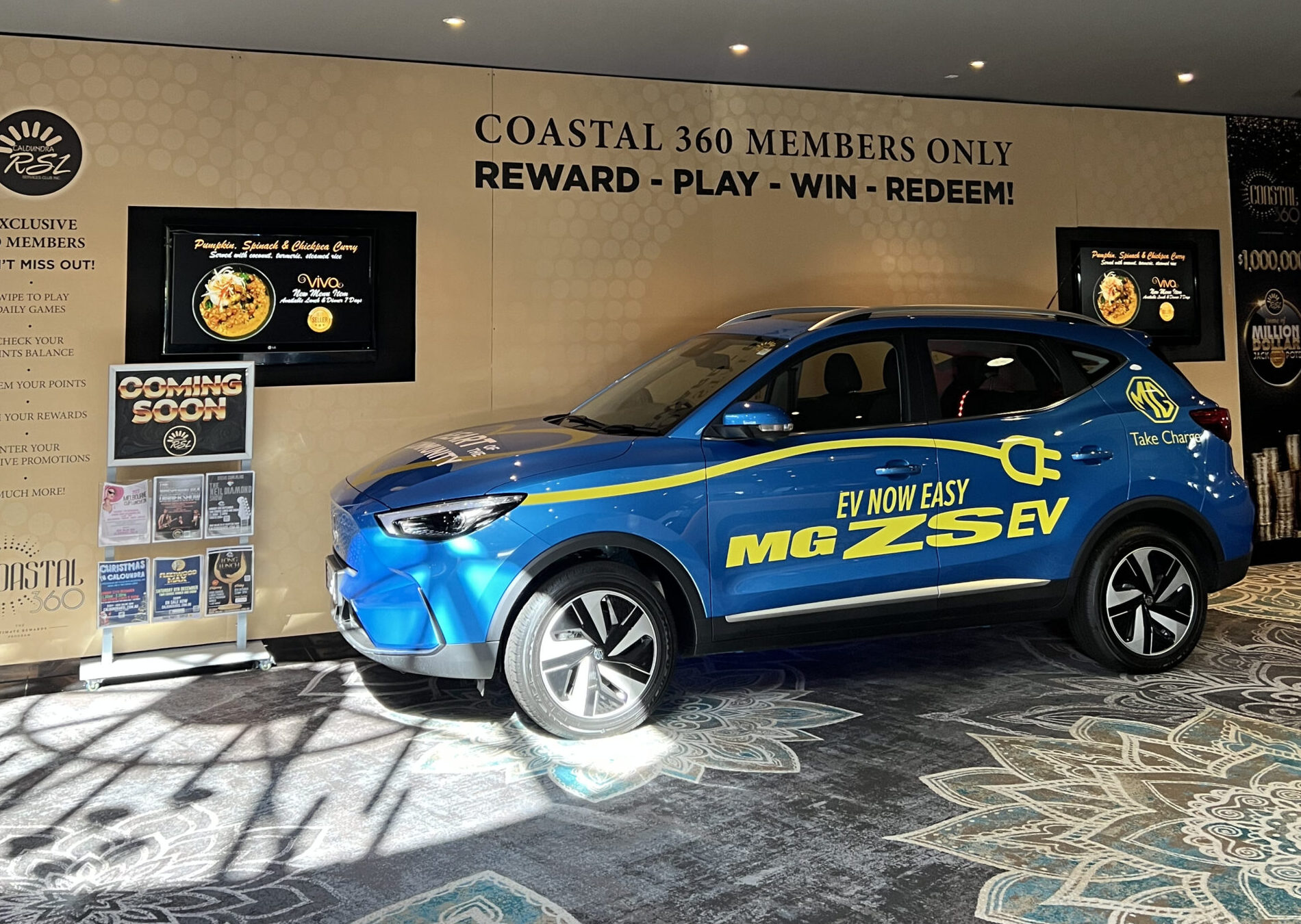 Caloundra RSL competition prize - an electric car.