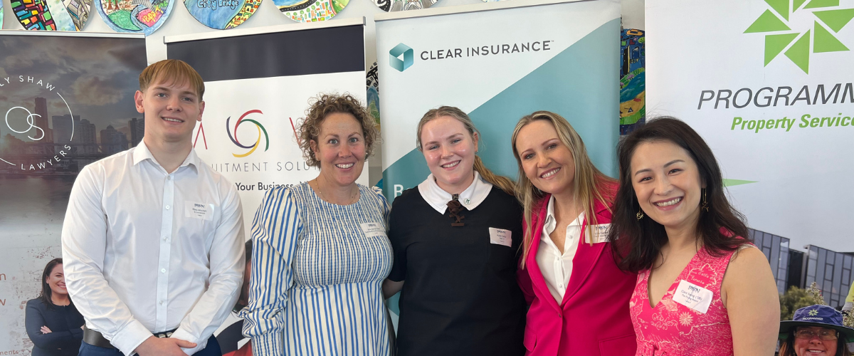 Clear Insurance with guests at the St Margarets PWN Breakfast Series