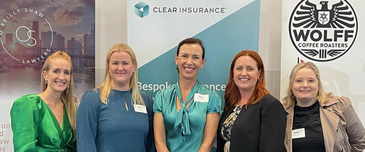 Clear Insurance with guests at the St Margarets PWN Breakfast Series