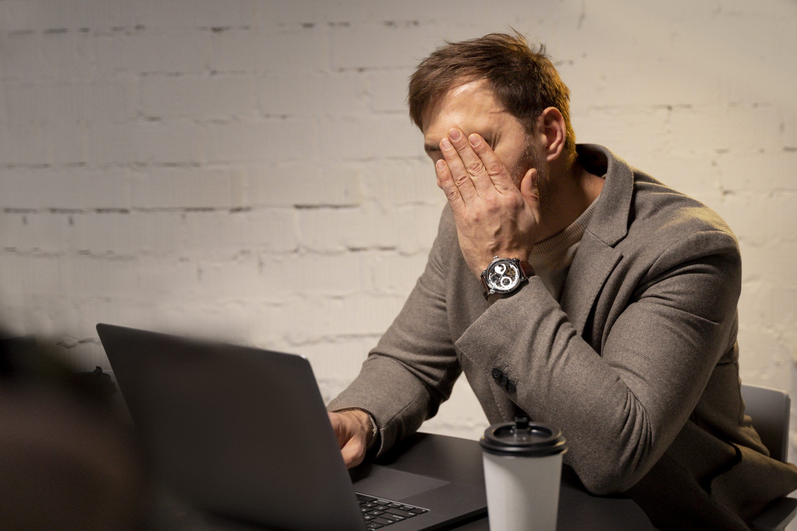 business-owner-working-their-strategy to deal with cyber risk