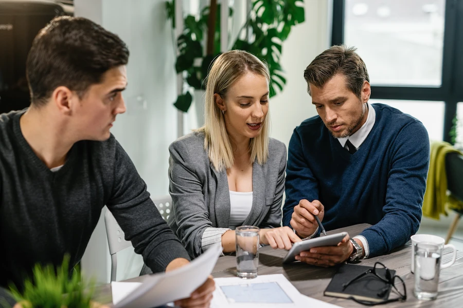 Business owners deciding if Trade Credit Insurance suits their business needs